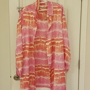 Susan graver shibori long shirt.